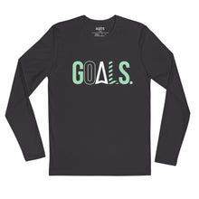 Load image into Gallery viewer, GOALS limited Edition - Mint - Long Sleeve Fitted Crew