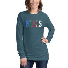 Load image into Gallery viewer, Goals (Black Label) Unisex Long Sleeve Tee