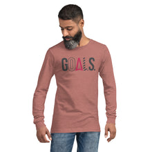 Load image into Gallery viewer, GOALS Unisex Long Sleeve Tee