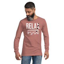 Load image into Gallery viewer, Relax - Black Straw Collection 23 - Unisex Long Sleeve