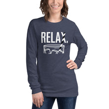 Load image into Gallery viewer, Relax - Black Straw Collection 23 - Unisex Long Sleeve
