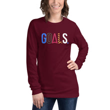 Load image into Gallery viewer, Goals (Black Label) Unisex Long Sleeve Tee