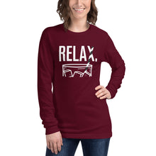 Load image into Gallery viewer, Relax - Black Straw Collection 23 - Unisex Long Sleeve