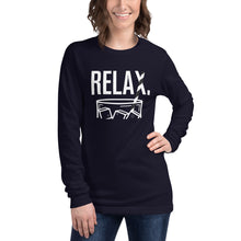 Load image into Gallery viewer, Relax - Black Straw Collection 23 - Unisex Long Sleeve