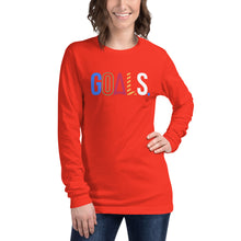 Load image into Gallery viewer, Goals (Black Label) Unisex Long Sleeve Tee