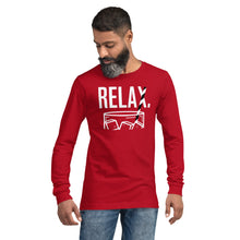 Load image into Gallery viewer, Relax - Black Straw Collection 23 - Unisex Long Sleeve