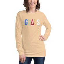 Load image into Gallery viewer, GOALS 2023 Unisex Long Sleeve Tee