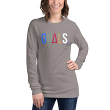 Load image into Gallery viewer, Goals (Black Label) Unisex Long Sleeve Tee