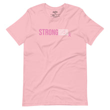 Load image into Gallery viewer, StrongHer Unisex t-shirt (Pink/White) - 3 colors available