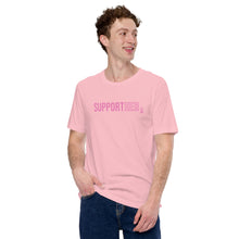 Load image into Gallery viewer, SupportHer Unisex t-shirt (Pink) - 3 colors available