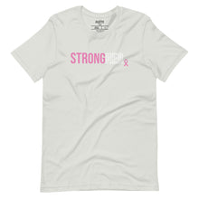 Load image into Gallery viewer, StrongHer Unisex t-shirt (Pink/White) - 3 colors available