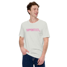 Load image into Gallery viewer, SupportHer Unisex t-shirt (Pink) - 3 colors available