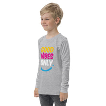 Load image into Gallery viewer, Good Vibes Only - Youth long sleeve tee