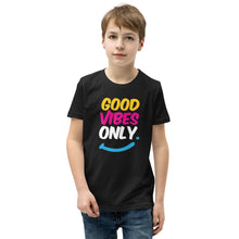 Load image into Gallery viewer, Good Vibes Only Youth Short Sleeve T-Shirt