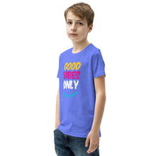Load image into Gallery viewer, Good Vibes Only Youth Short Sleeve T-Shirt