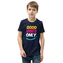 Load image into Gallery viewer, Good Vibes Only Youth Short Sleeve T-Shirt