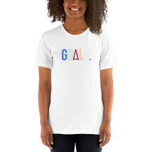 Load image into Gallery viewer, Short-Sleeve Unisex Suite Tee (Goals)