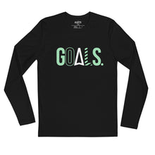 Load image into Gallery viewer, GOALS limited Edition - Mint - Long Sleeve Fitted Crew
