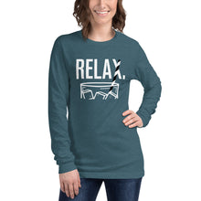 Load image into Gallery viewer, Relax - Black Straw Collection 23 - Unisex Long Sleeve
