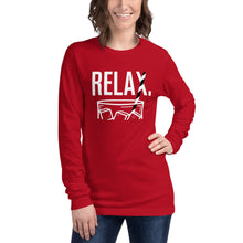 Load image into Gallery viewer, Relax - Black Straw Collection 23 - Unisex Long Sleeve
