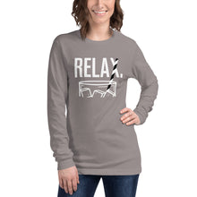 Load image into Gallery viewer, Relax - Black Straw Collection 23 - Unisex Long Sleeve
