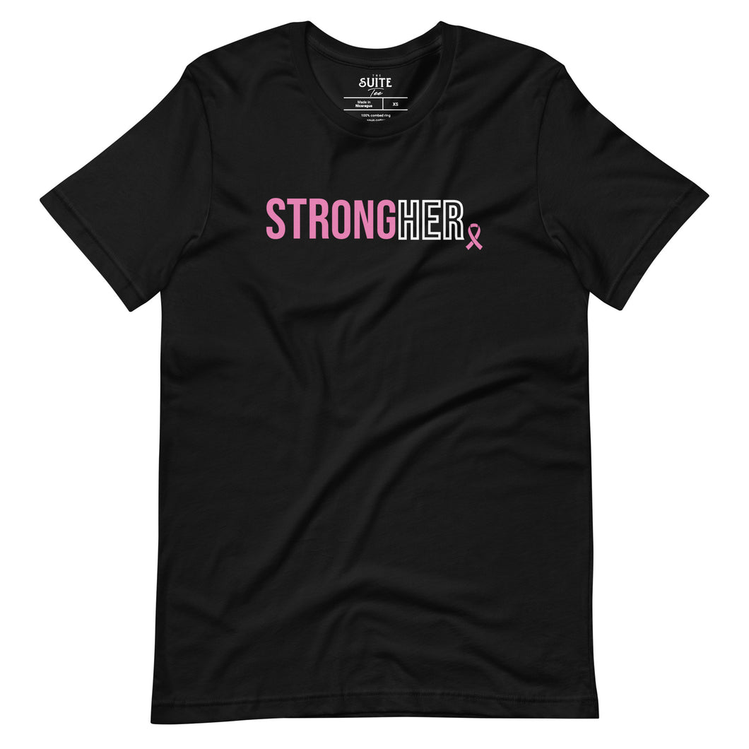 StrongHer Unisex t-shirt (Pink/White) - 3 colors available