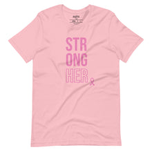 Load image into Gallery viewer, StrongHer Unisex t-shirt (Vertical Pink) - 3 colors available
