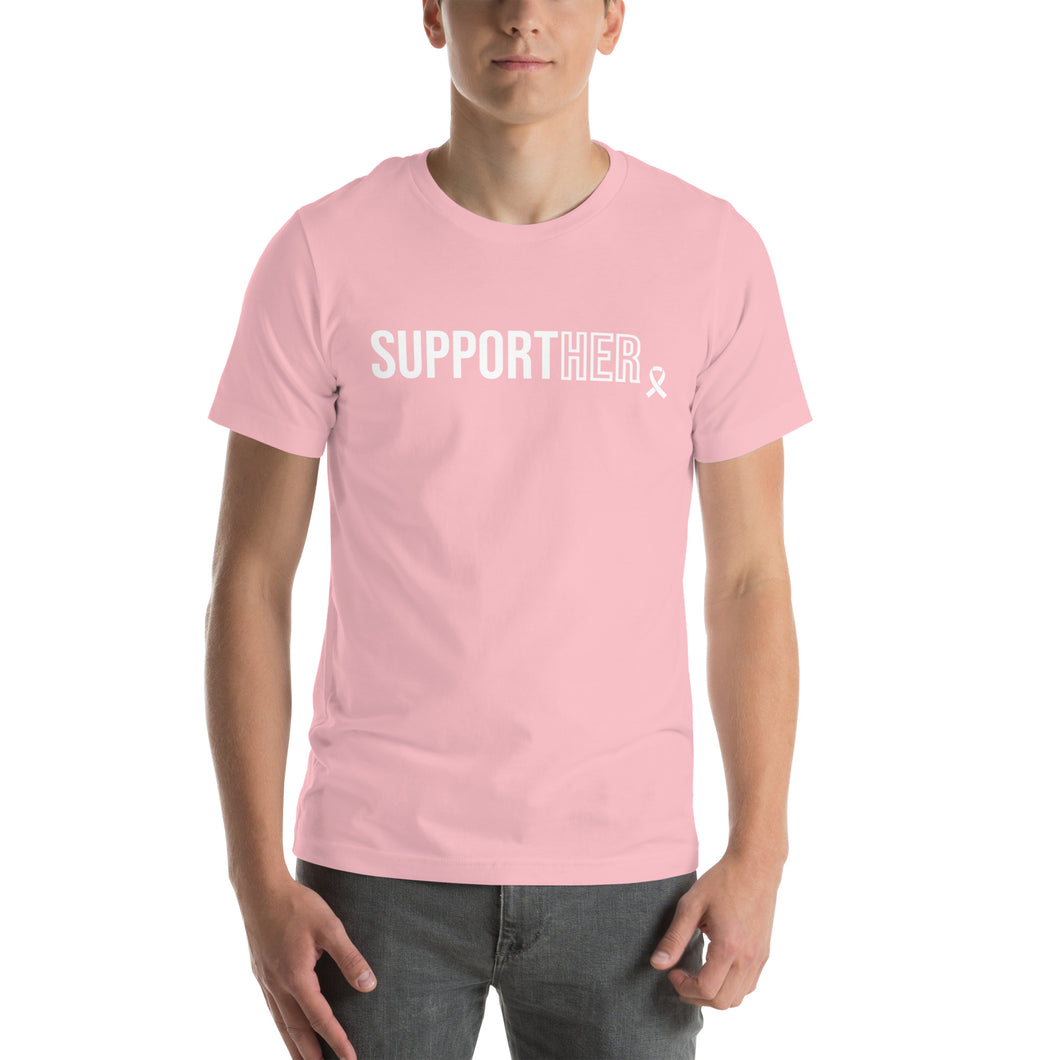 SupportHer Unisex t-shirt (All White)