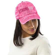 Load image into Gallery viewer, StrongHer Vintage Cotton Twill Cap - 2 colors available
