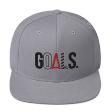 Load image into Gallery viewer, &quot;GOALS - Simply Stated&quot; Snapback Hat
