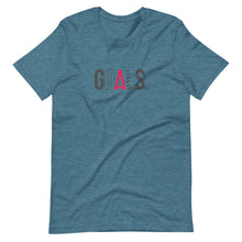 Load image into Gallery viewer, Short-Sleeve Unisex Suite Tee (Goals)
